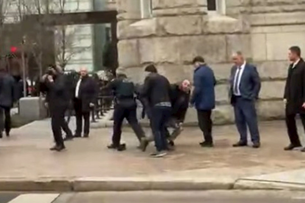 Prezidentin təhlükəsizlik xidmətinin əməkdaşları ABŞ polisi ilə birlikdə təxribatın qarşısını aldılar — VİDEO