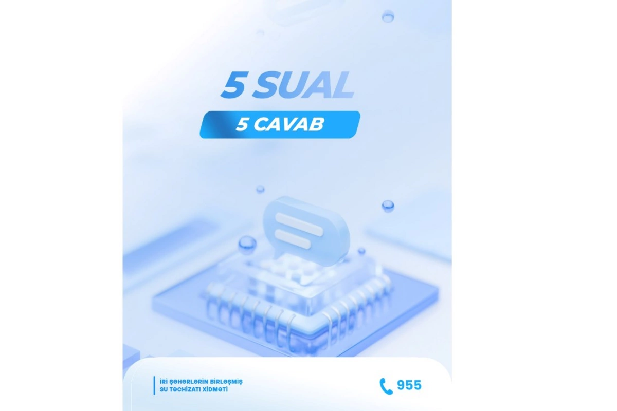 Su təchizatına dair 5 sual və 5 cavab