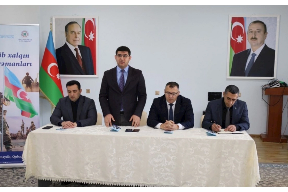 Gənclər Mərkəzi İsmayıllı rayonunda tədbir keçirdi — FOTOLAR