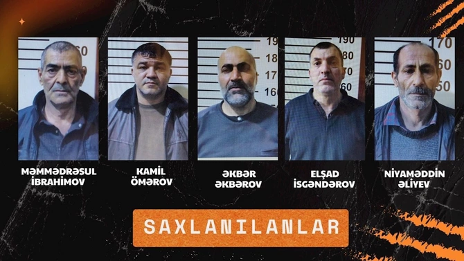 Qaradağda qızıl axtaranlar tutuldu — VİDEO/FOTO