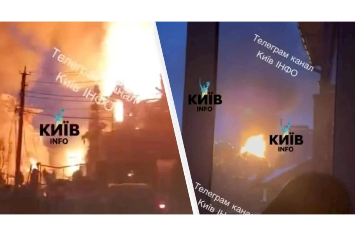 Rusiya Kiyev və vilayəti kütləvi şəkildə atəşə tutub, evlər yanır