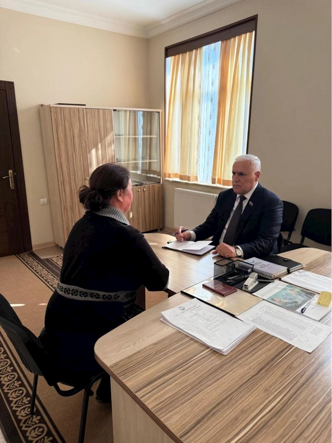 Milli Məclisin deputatı Vüqar Rəhimzadənin Culfada seçiciləri ilə növbəti görüşü olub — FOTOLAR