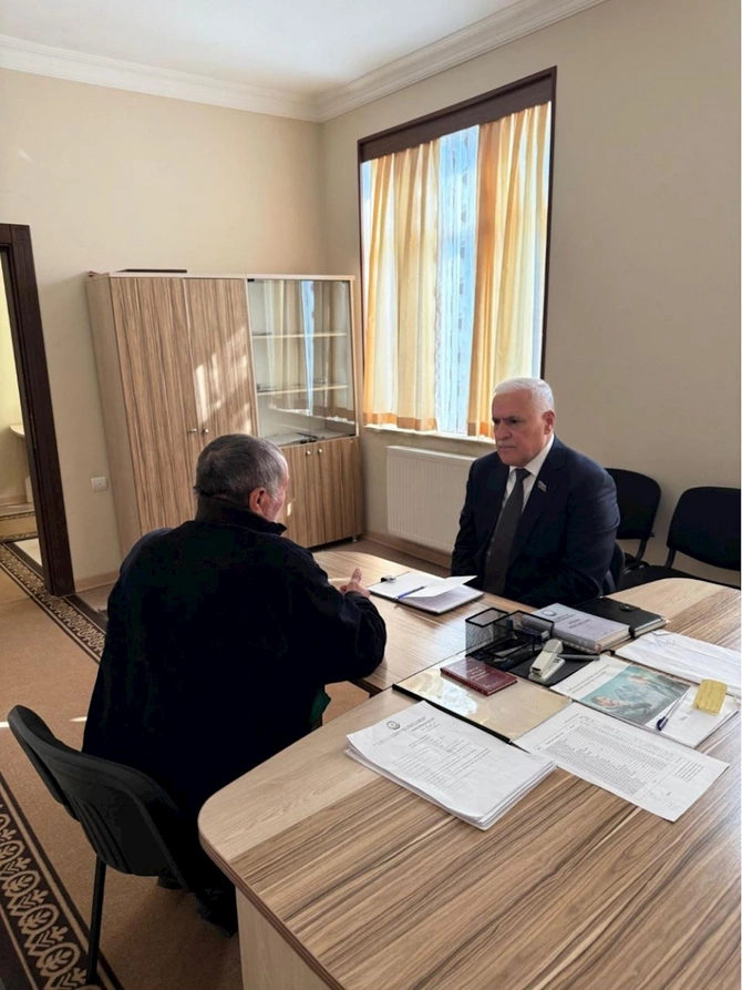Milli Məclisin deputatı Vüqar Rəhimzadənin Culfada seçiciləri ilə növbəti görüşü olub — FOTOLAR