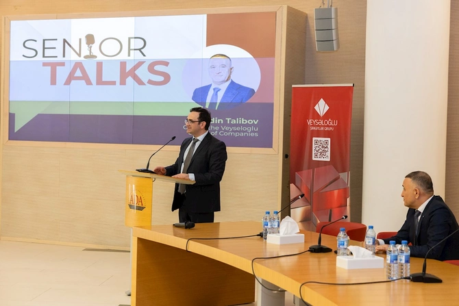 Aydın Talıbov ADA Universitetində tələbələrlə görüşdü — FOTOLAR