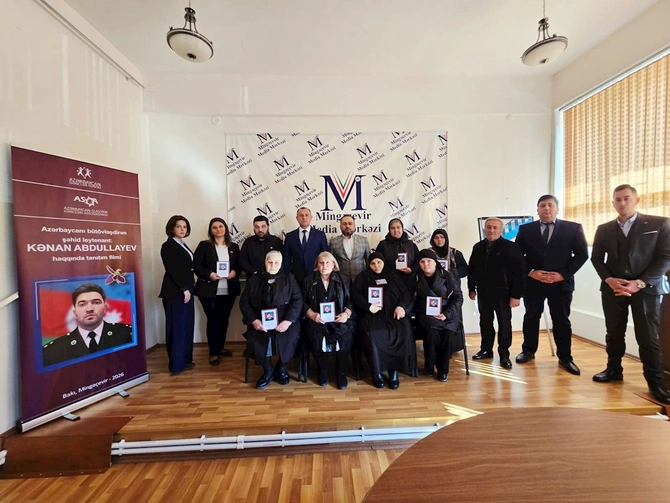 ASGA şəhid Kənan Abdullayev haqqında tanıtım filmini təqdim etdi — FOTOLAR ASGA şəhid Kənan Abdullayev haqqında tanıtım filmini təqdim etdi — FOTOLAR