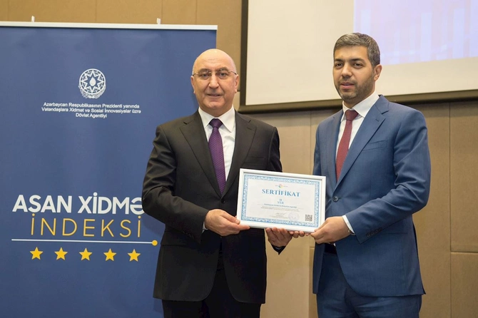 ADSEA ASAN xidmət indeksi üzrə 2-ci yerə layiq görüldü — FOTOLAR ADSEA ASAN xidmət indeksi üzrə 2-ci yerə layiq görüldü — FOTOLAR