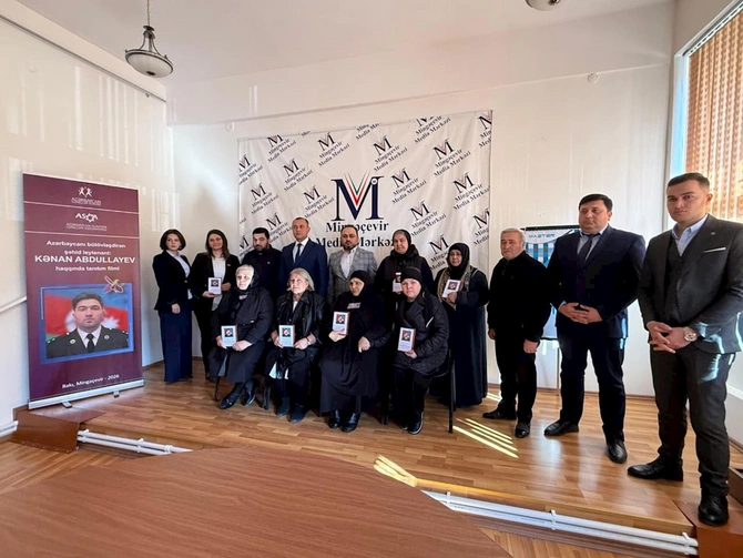 ASGA şəhid Kənan Abdullayev haqqında tanıtım filmini təqdim etdi — FOTOLAR ASGA şəhid Kənan Abdullayev haqqında tanıtım filmini təqdim etdi — FOTOLAR