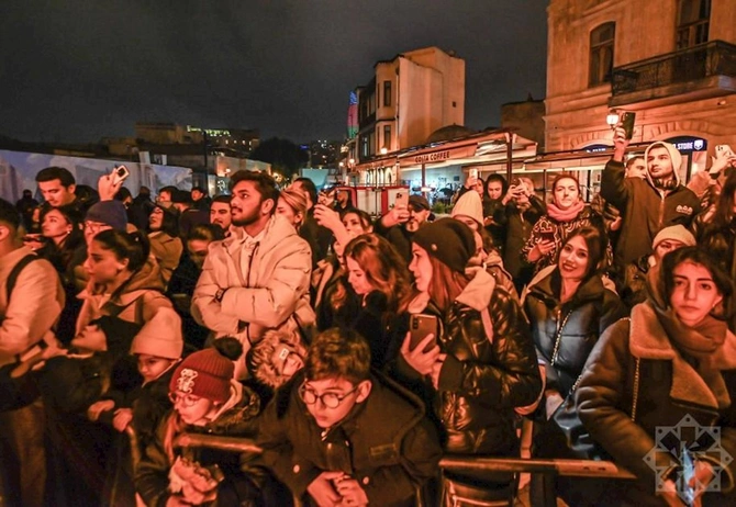 Bakıda çərşənbə tonqalı — FOTOLAR