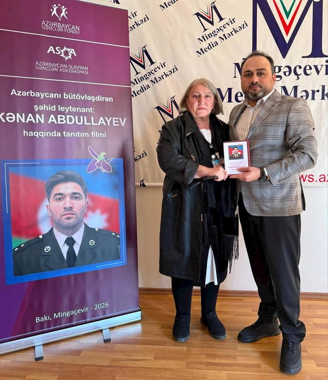 ASGA şəhid Kənan Abdullayev haqqında tanıtım filmini təqdim etdi — FOTOLAR ASGA şəhid Kənan Abdullayev haqqında tanıtım filmini təqdim etdi — FOTOLAR