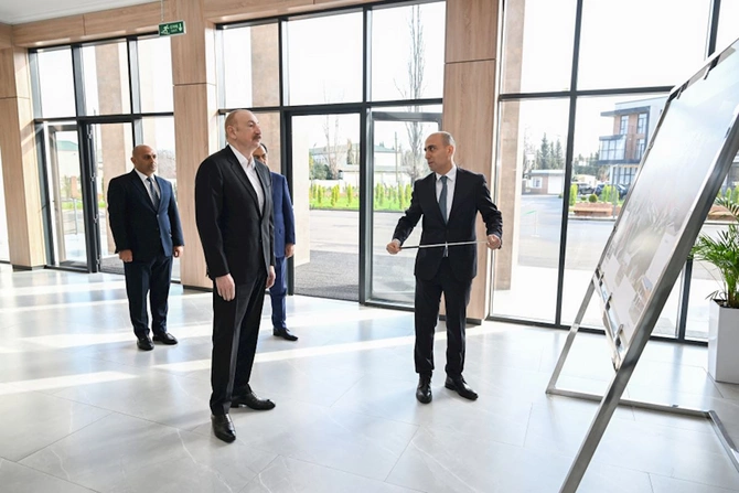 Prezident Lənkəran Dövlət Peşə Təhsil Mərkəzinin açılışında iştirak etdi — FOTOLAR