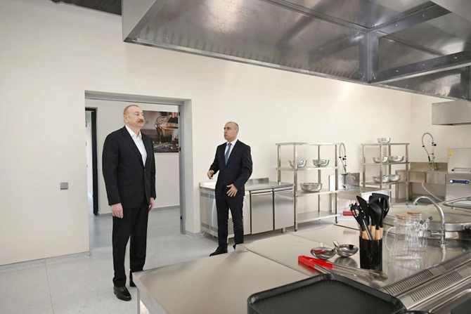 Prezident Lənkəran Dövlət Peşə Təhsil Mərkəzinin açılışında iştirak etdi — FOTOLAR