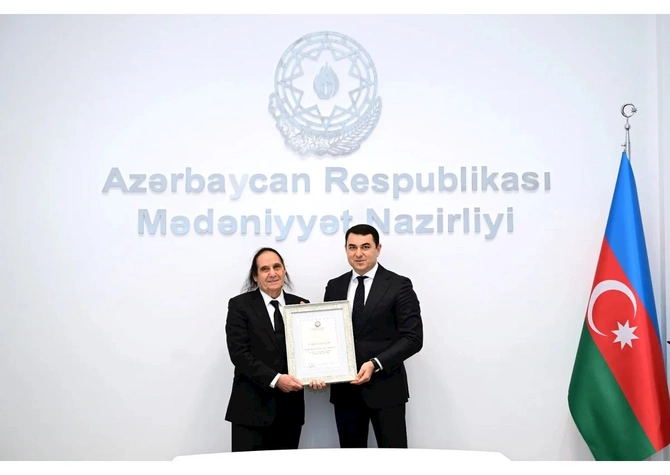 Niyaməddin Musayev, Ağaəli İbrahimov və bir sıra şəxsə Mədəniyyət Nazirliyinin Fəxri diplomu verilib — FOTOLAR