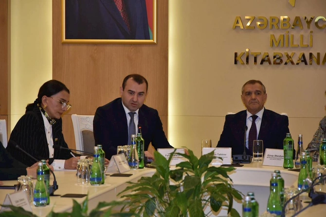 Milli Kitabxanada elmi konfrans keçirildi — FOTOLAR Milli Kitabxanada elmi konfrans keçirildi — FOTOLAR