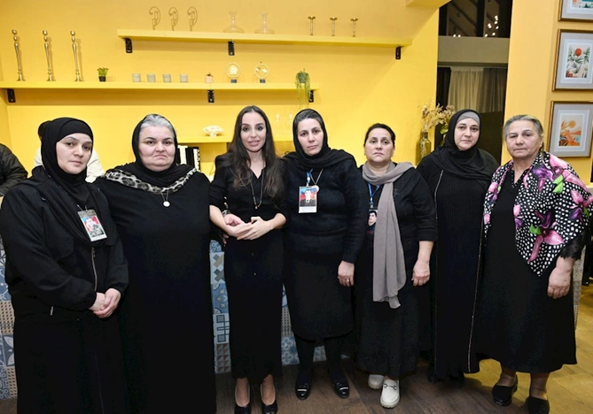 Leyla Əliyeva Qubada iftar məclisində iştirak edib — FOTOLAR
