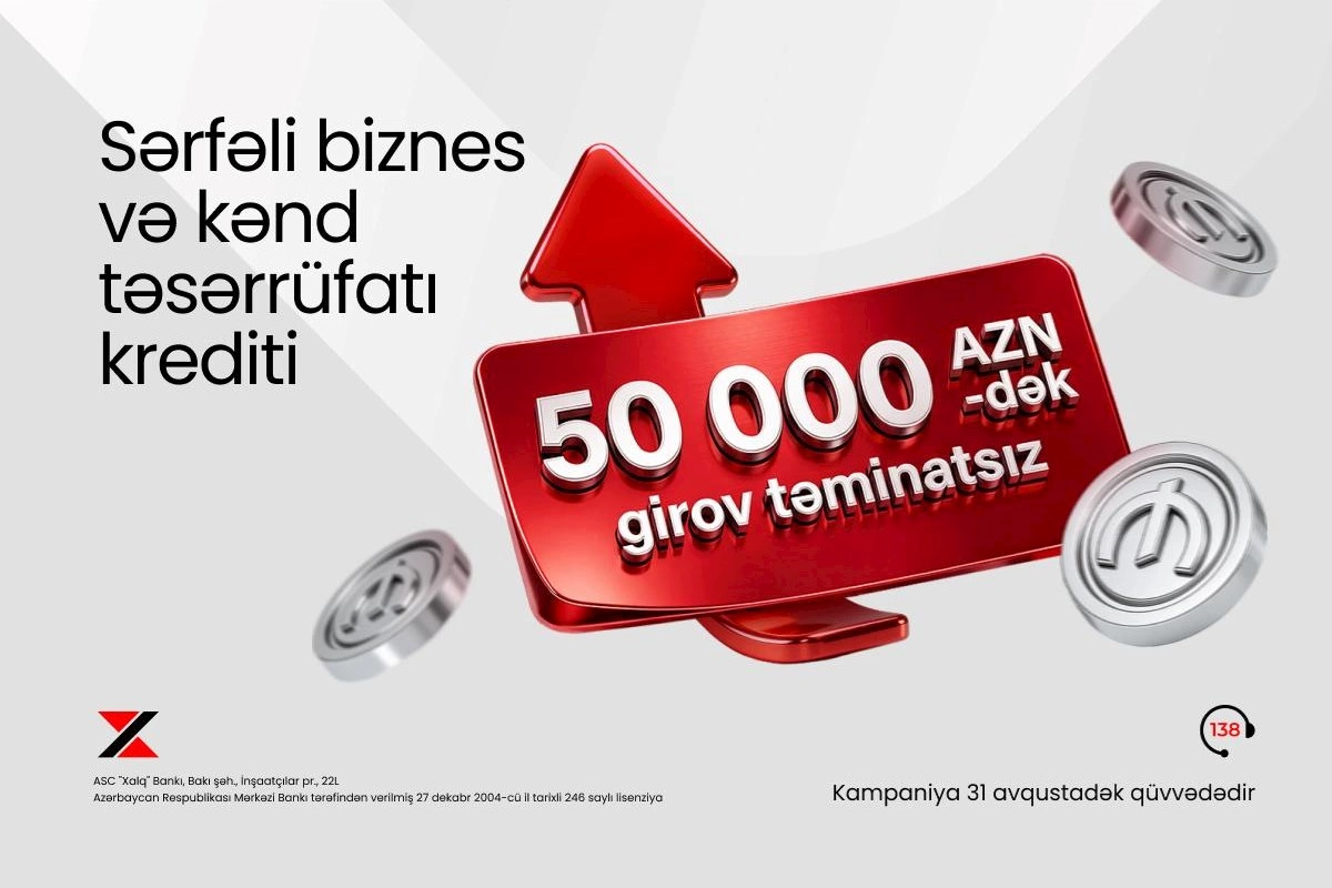 Xalq Bankdan sahibkarlar üçün girovsuz biznes krediti