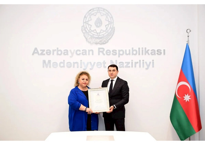 Niyaməddin Musayev, Ağaəli İbrahimov və bir sıra şəxsə Mədəniyyət Nazirliyinin Fəxri diplomu verilib — FOTOLAR