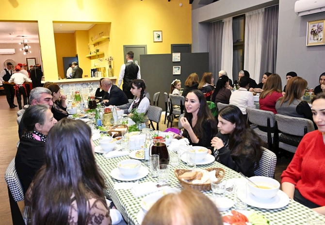 Leyla Əliyeva Qubada iftar məclisində iştirak edib — FOTOLAR