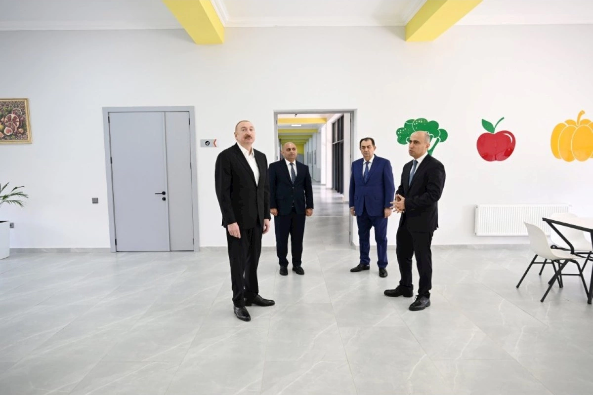 Prezident Lənkəran Dövlət Peşə Təhsil Mərkəzinin açılışında iştirak etdi — FOTOLAR