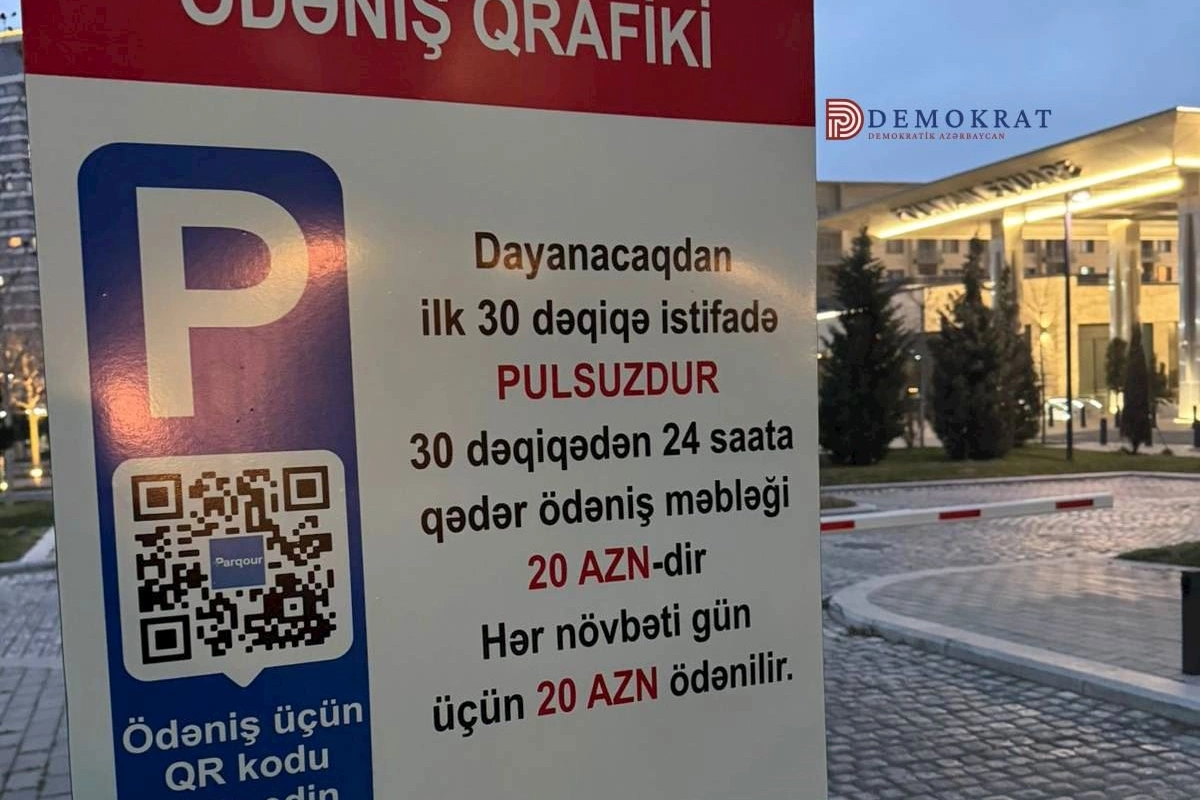 Ağ şəhərdə parkinq qiymətləri bəlli oldu — 1 saatı 20 manat (FOTO)