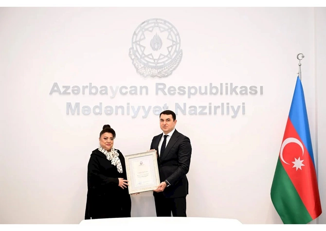 Niyaməddin Musayev, Ağaəli İbrahimov və bir sıra şəxsə Mədəniyyət Nazirliyinin Fəxri diplomu verilib — FOTOLAR
