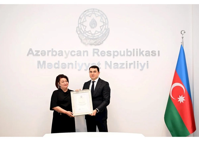 Niyaməddin Musayev, Ağaəli İbrahimov və bir sıra şəxsə Mədəniyyət Nazirliyinin Fəxri diplomu verilib — FOTOLAR