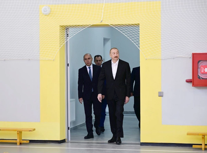 Prezident Lənkəran Dövlət Peşə Təhsil Mərkəzinin açılışında iştirak etdi — FOTOLAR