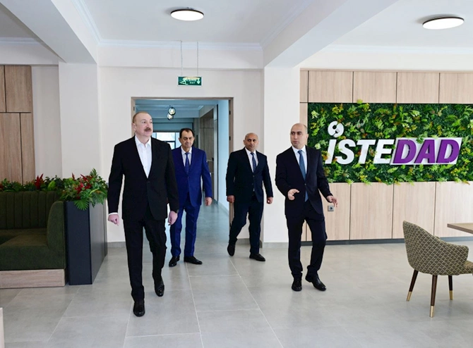 Prezident Lənkəran Dövlət Peşə Təhsil Mərkəzinin açılışında iştirak etdi — FOTOLAR