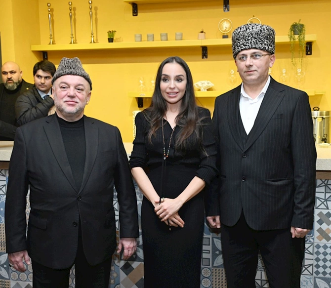 Leyla Əliyeva Qubada iftar məclisində iştirak edib — FOTOLAR