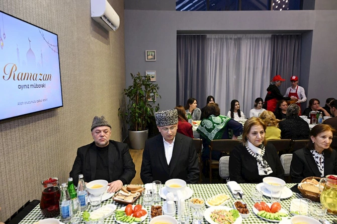 Leyla Əliyeva Qubada iftar məclisində iştirak edib — FOTOLAR