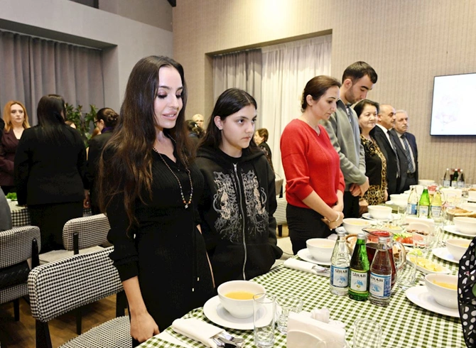 Leyla Əliyeva Qubada iftar məclisində iştirak edib — FOTOLAR