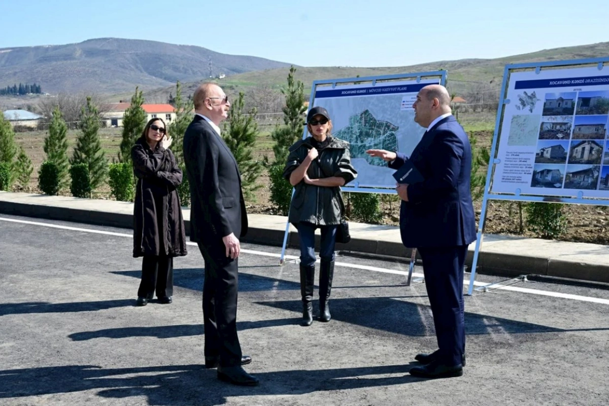 Prezident İlham Əliyev Xocavənd kəndində görülmüş işlərlə tanış olub — YENİLƏNİB