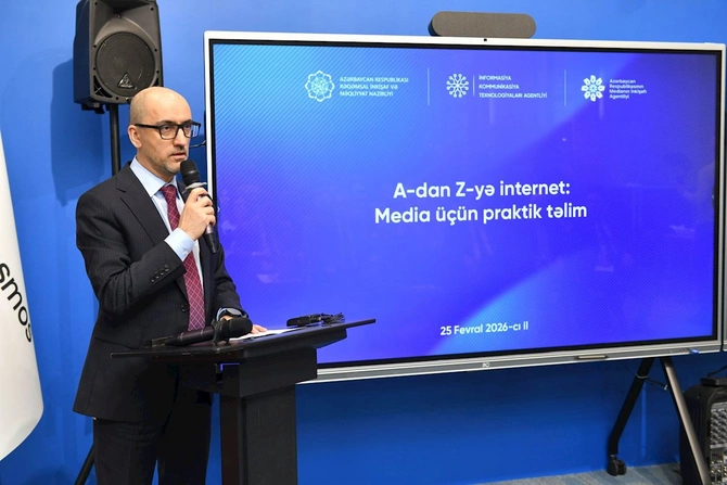 A-dan Z-yə internet: Media üçün praktik təlim keçirildi — FOTOLAR