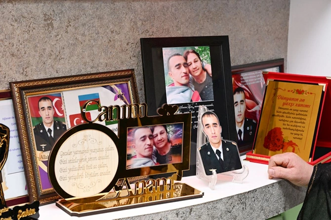 Leyla Əliyeva Vətən Müharibəsi Qəhrəmanı Şahin Allahyarovun ailəsini ziyarət etdi — FOTOLAR