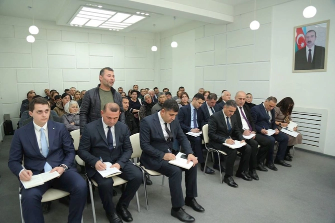 Hacıqabulda növbəti səyyar qəbul-görüş keçirildi — FOTOLAR