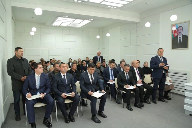 Hacıqabulda növbəti səyyar qəbul-görüş keçirildi — FOTOLAR