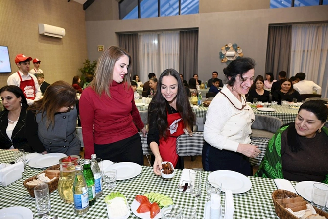 Leyla Əliyeva Qubada iftar məclisində iştirak edib — FOTOLAR