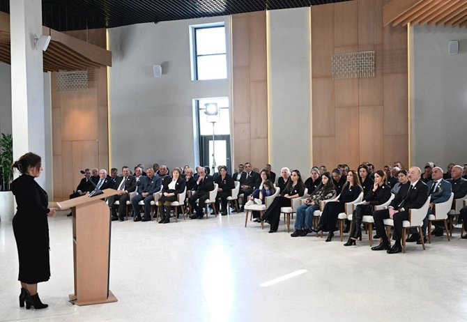 Prezident və birinci xanım Xocalı Soyqırımı Memorialının açılışında iştirak etdi — FOTOLAR (YENİLƏNİB)
