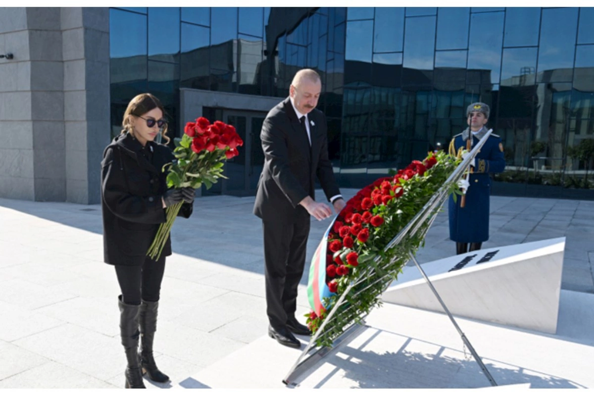 Prezident və birinci xanım Xocalı Soyqırımı Memorialının açılışında iştirak etdi — FOTOLAR (YENİLƏNİB)