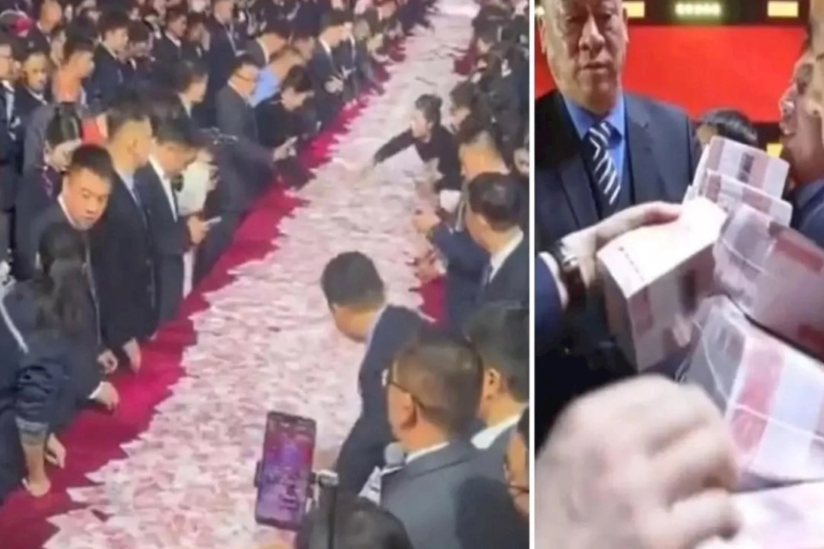 26 milyon dolları yerə səpdi — Kim nə qədər götürə bilirsə, götürsün (FOTO)