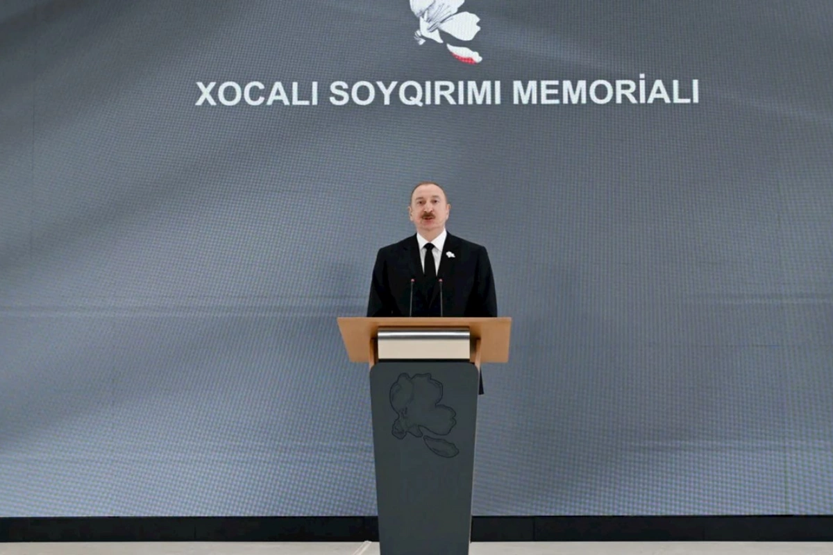 İlham Əliyevin Xocalı Soyqırımı Memorialının açılış mərasimindəki çıxışı — TAM MƏTN