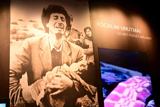 Prezident və birinci xanım Xocalı Soyqırımı Memorialının açılışında iştirak etdi — FOTOLAR (YENİLƏNİB)