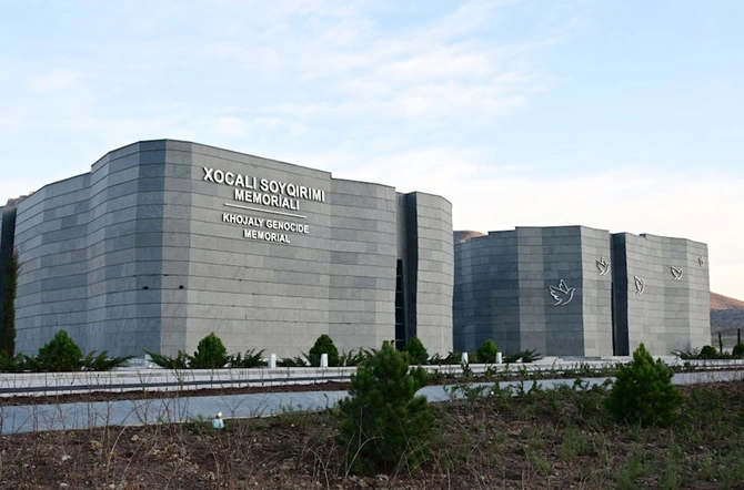 Prezident və birinci xanım Xocalı Soyqırımı Memorialının açılışında iştirak etdi — FOTOLAR (YENİLƏNİB)