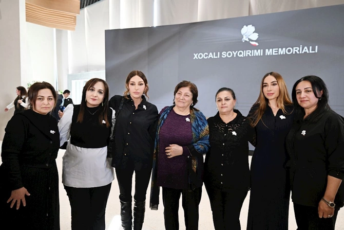 Prezident və birinci xanım Xocalı Soyqırımı Memorialının açılışında iştirak etdi — FOTOLAR (YENİLƏNİB)