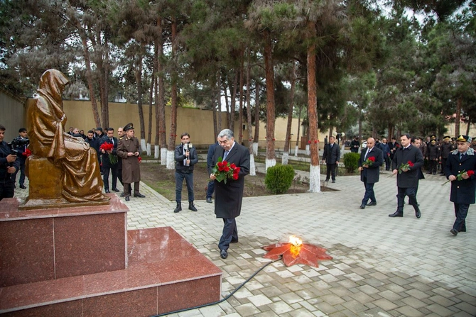 Salyanda Xocalı soyqırımının 34-cü ildönümü qeyd olundu — FOTOLAR Salyanda Xocalı soyqırımının 34-cü ildönümü qeyd olundu — FOTOLAR