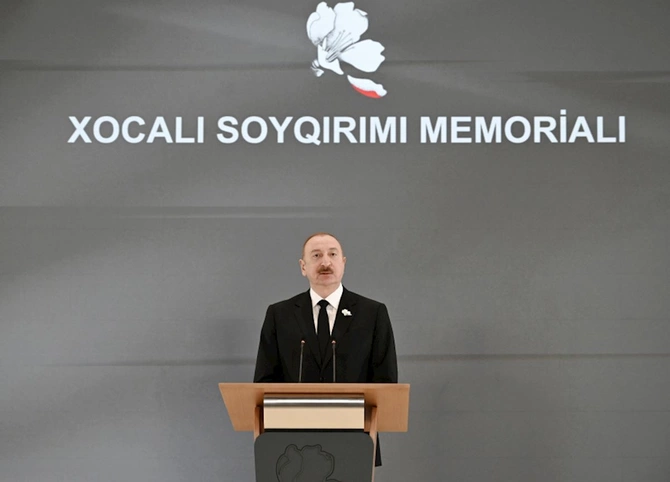 Prezident və birinci xanım Xocalı Soyqırımı Memorialının açılışında iştirak etdi — FOTOLAR (YENİLƏNİB)