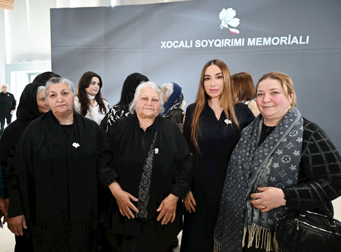 Prezident və birinci xanım Xocalı Soyqırımı Memorialının açılışında iştirak etdi — FOTOLAR (YENİLƏNİB)