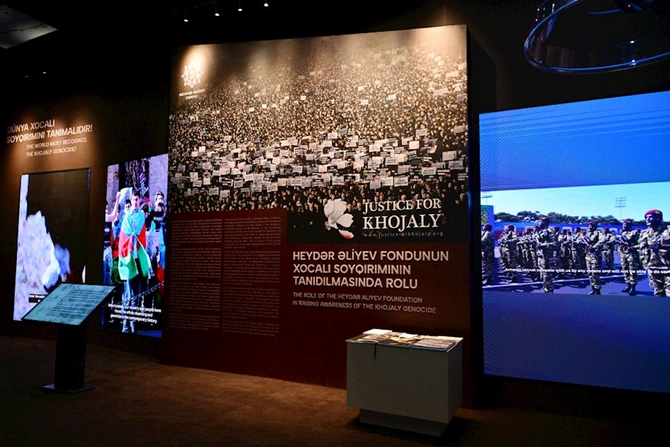 Prezident və birinci xanım Xocalı Soyqırımı Memorialının açılışında iştirak etdi — FOTOLAR (YENİLƏNİB)