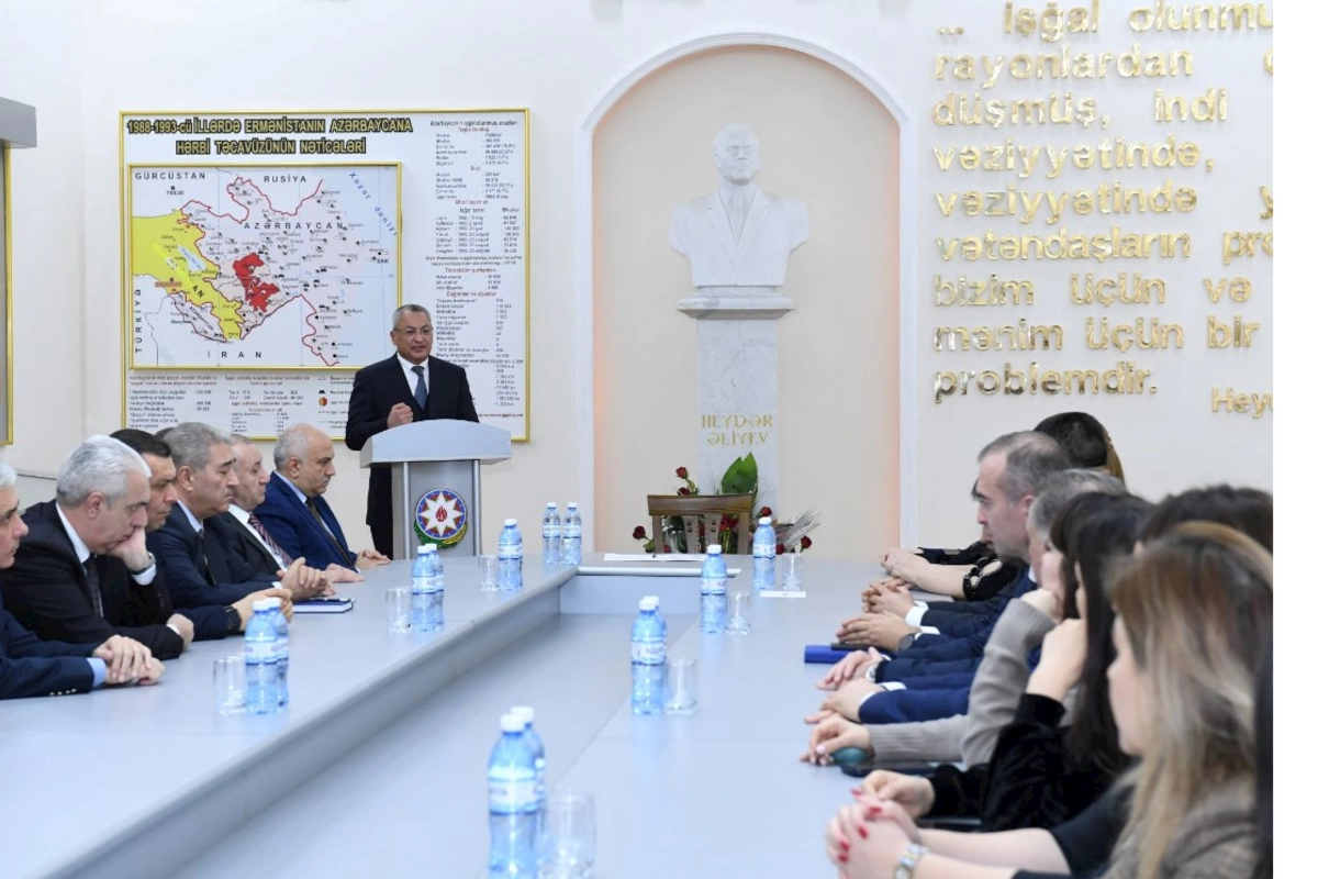 Dövlət Komitəsində Xocalı soyqırımının 34-cü ildönümü ilə əlaqədar tədbir keçirilib — FOTOLAR
