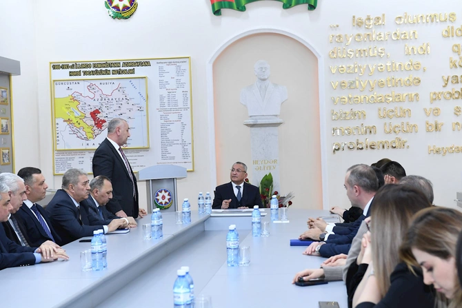 Dövlət Komitəsində Xocalı soyqırımının 34-cü ildönümü ilə əlaqədar tədbir keçirilib — FOTOLAR