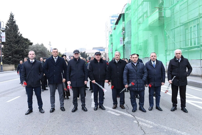 Dövlət Komitəsində Xocalı soyqırımının 34-cü ildönümü ilə əlaqədar tədbir keçirilib — FOTOLAR